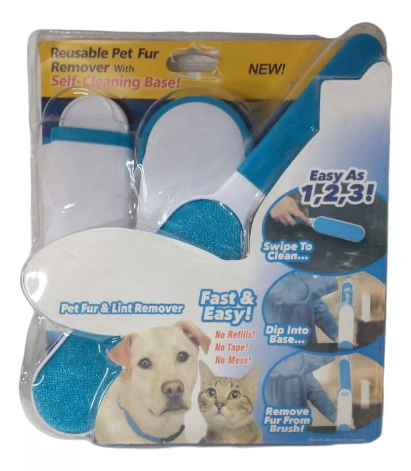 SET DE CEPILLOS PARA QUITAR PELOS DE MASCOTAS - 1
