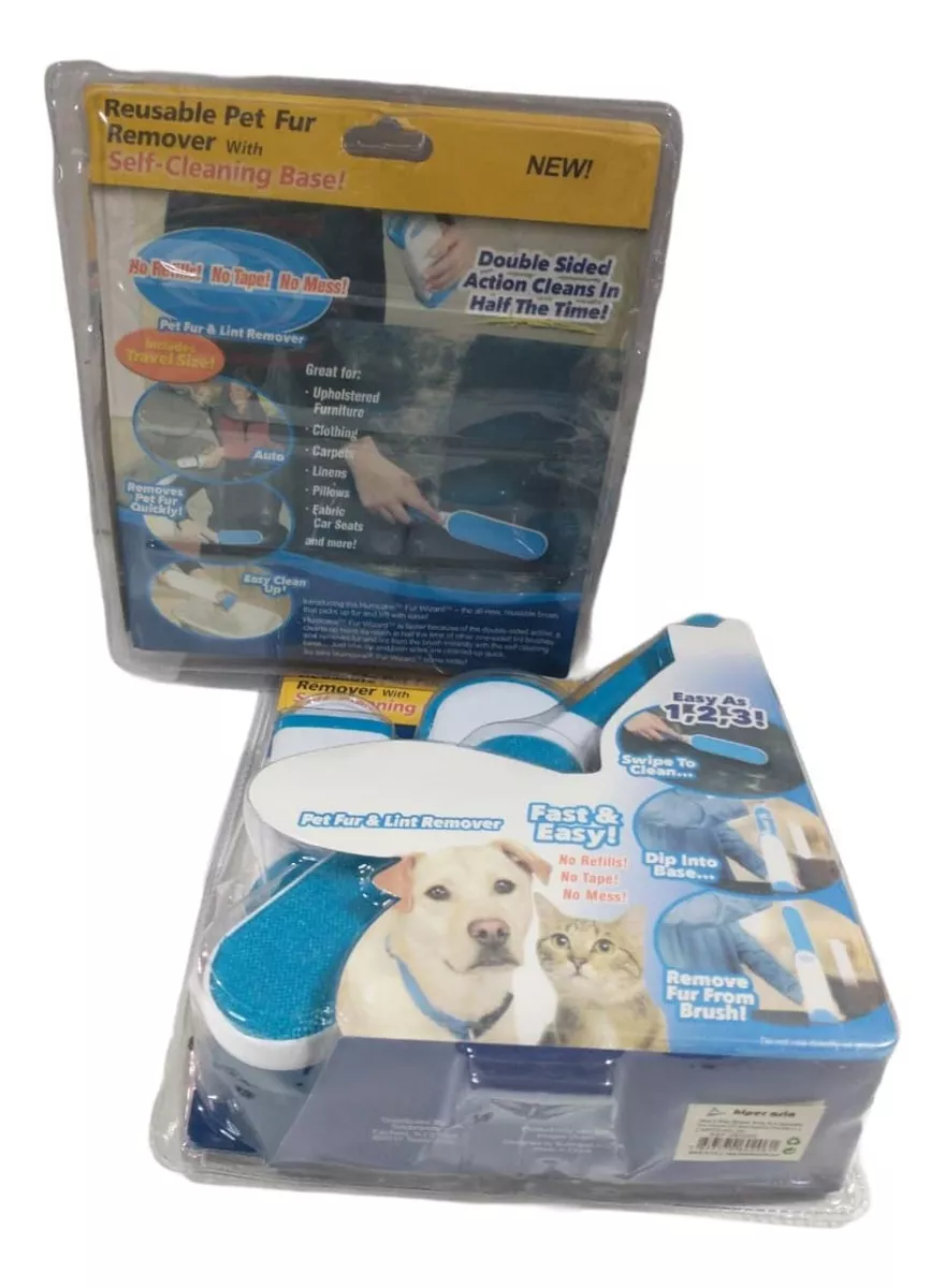 SET DE CEPILLOS PARA QUITAR PELOS DE MASCOTAS - 2