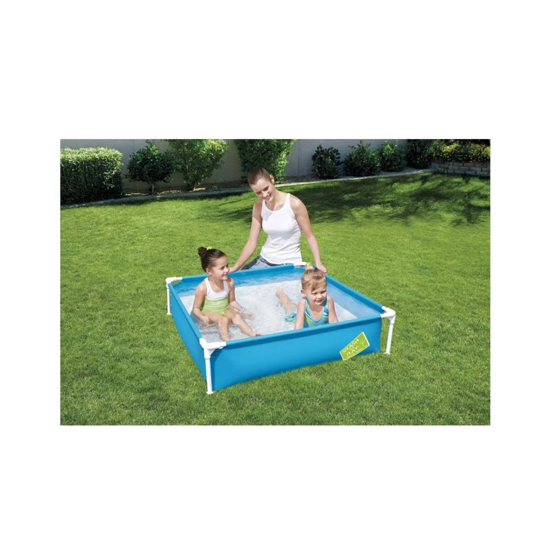 ALBERCA ESTRUCTURAL BESTWAY CUADRADA 56217 122 CM X 122 CM CAPACIDAD 365 L - 3