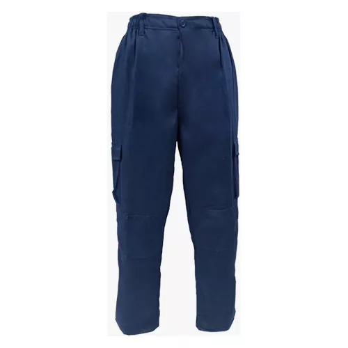 PANTALÓN CARGO MICROFIBRA UNISEX CARMELO TALA AZUL POLAR EN SU INTERIOR FORRADO - 1