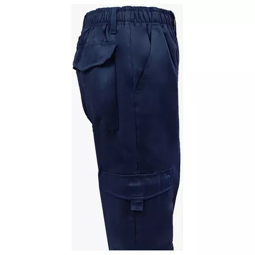 PANTALÓN CARGO MICROFIBRA UNISEX CARMELO TALA AZUL POLAR EN SU INTERIOR FORRADO - 2