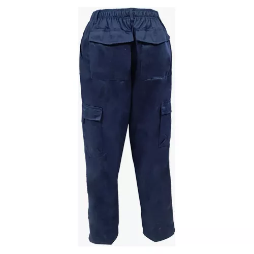PANTALÓN CARGO MICROFIBRA UNISEX CARMELO TALA AZUL POLAR EN SU INTERIOR FORRADO - 3