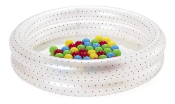 PISCINA INFLABLE BESTWAY BOLAS 2 ANILLOS 73 L - 2