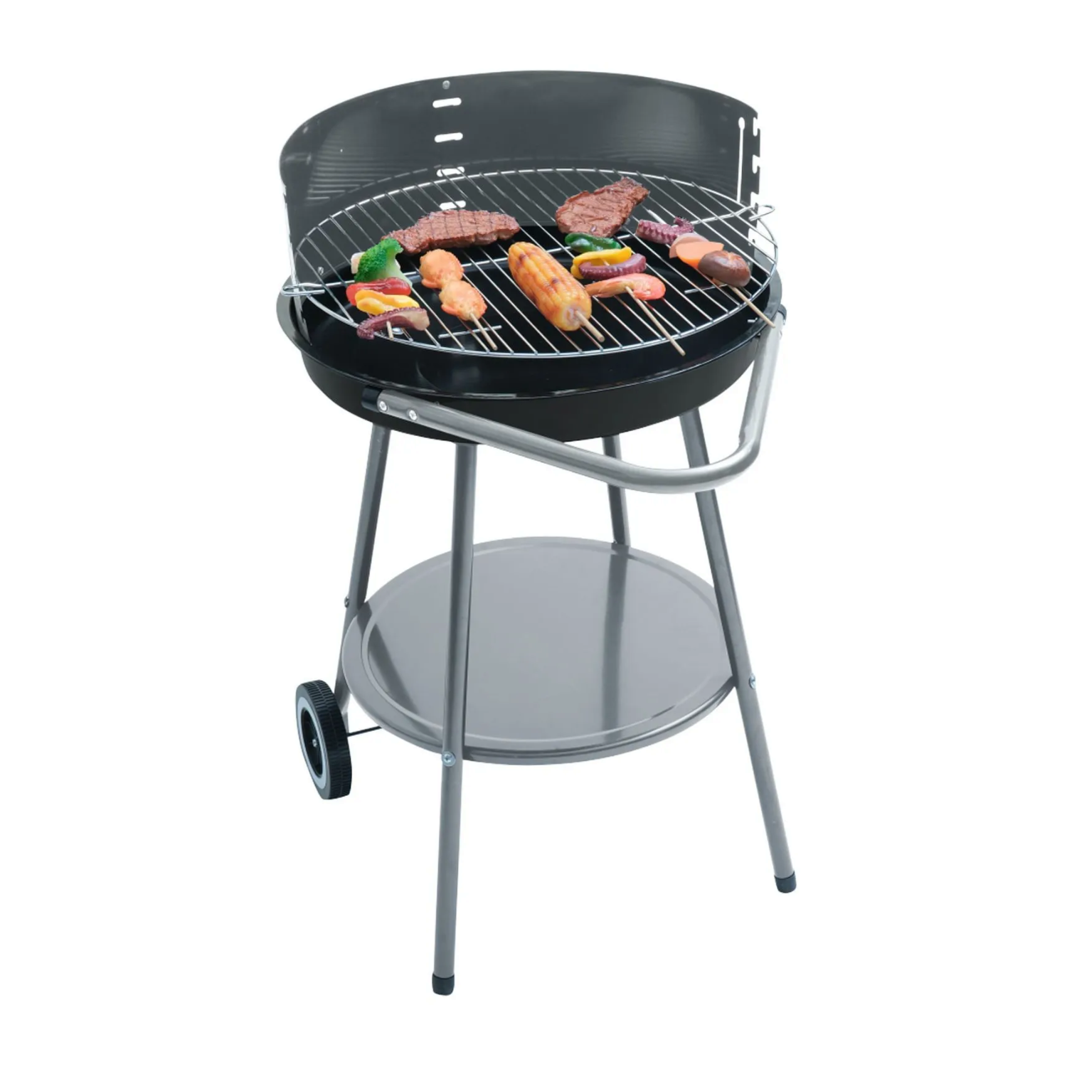 PARRILLA A CARBÓN 4 NIVELES - 83 X 63 X 44 CM - 1