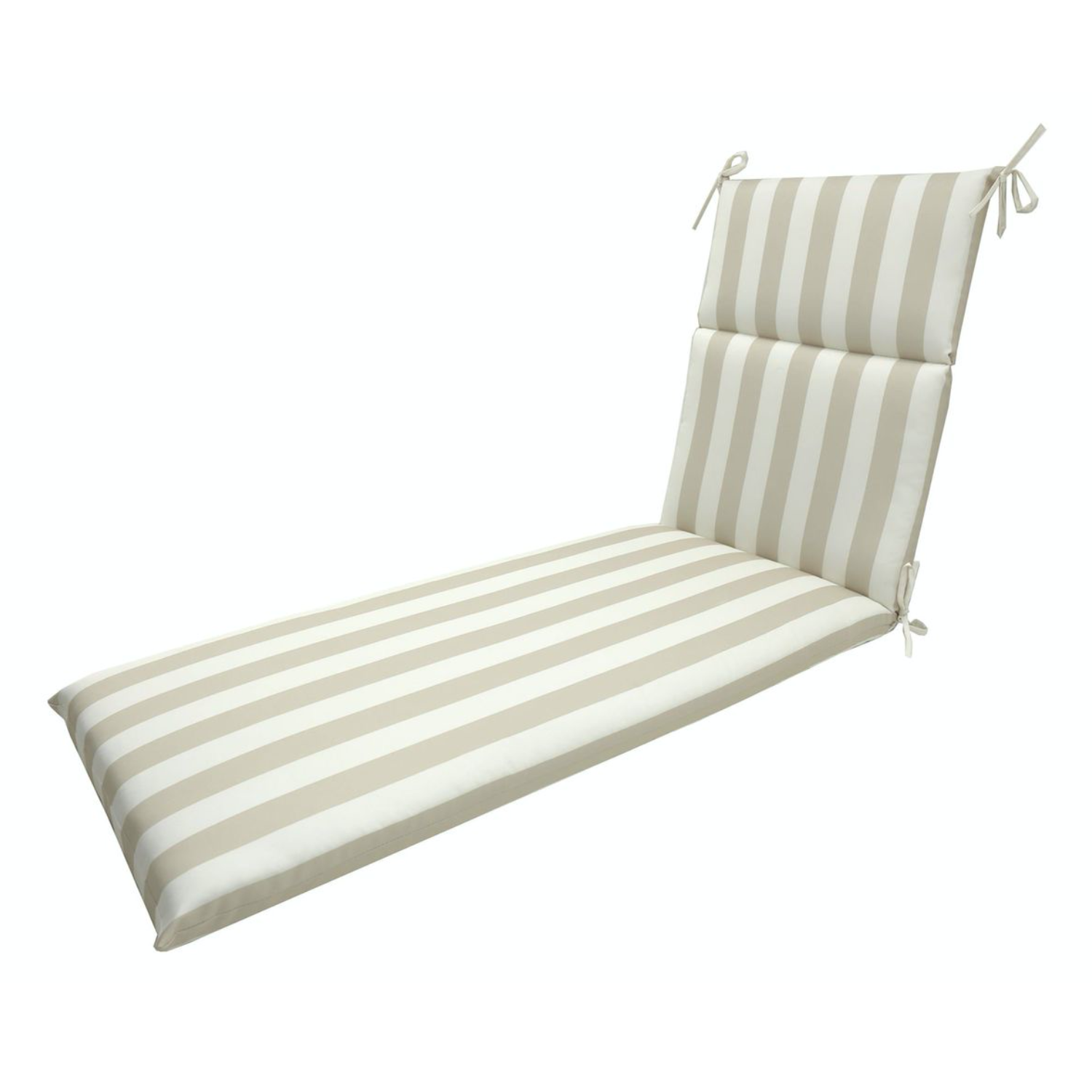 COJÍN OUTZEN REPOSERA POLY RAYAS BLANCO 184 X 53 CM BEIGE - 2
