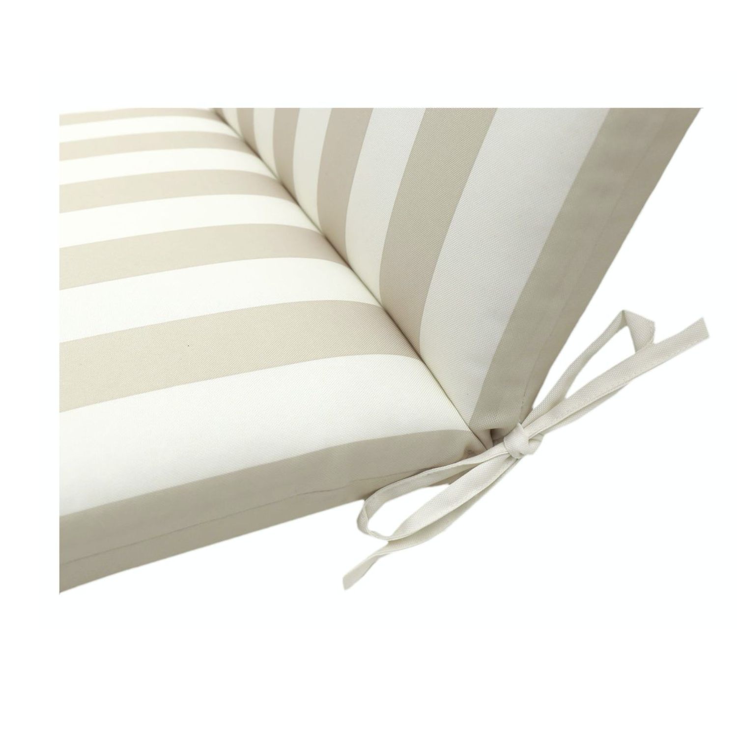 COJÍN OUTZEN REPOSERA POLY RAYAS BLANCO 184 X 53 CM BEIGE - 4