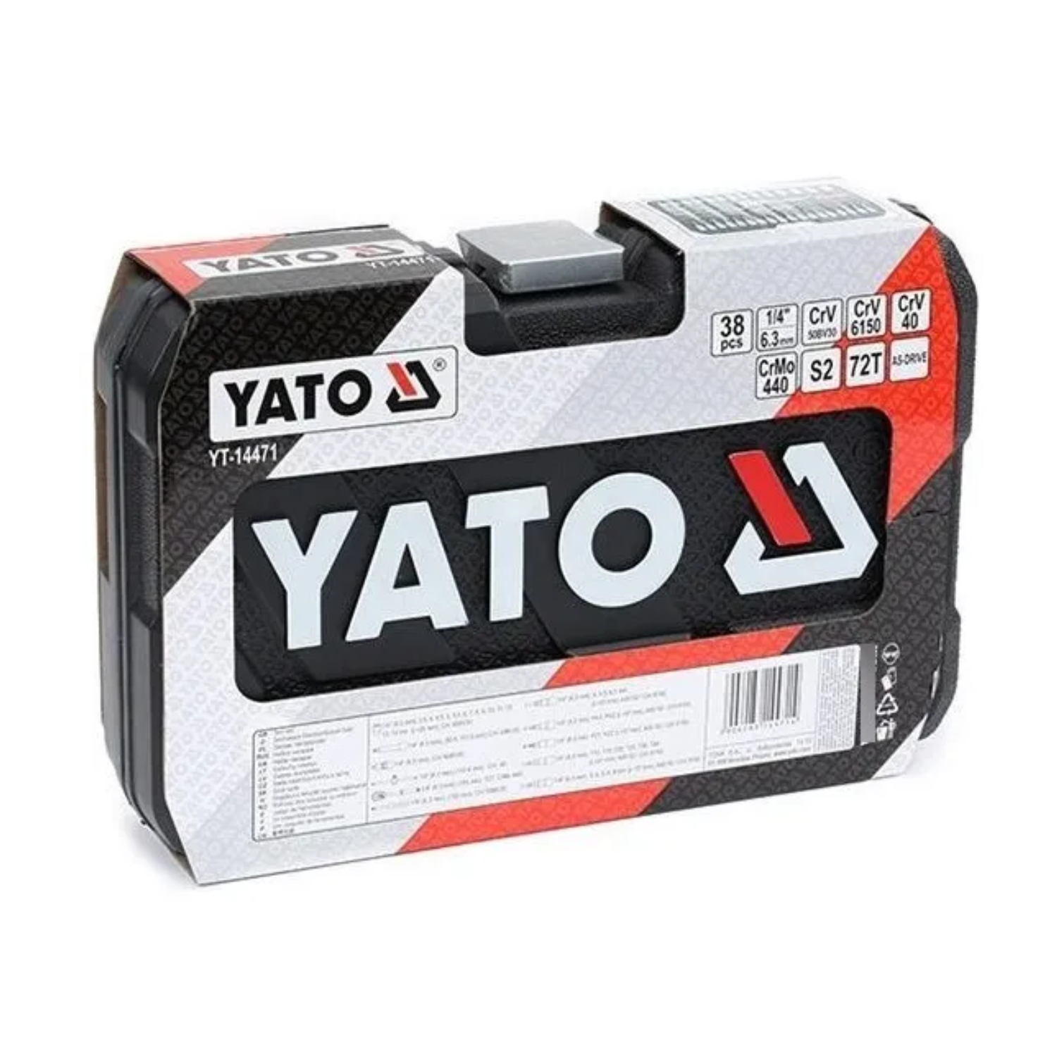 JUEGO DE DADOS  1/4 38 PIEZAS - YT - 14471 - YATO - 4