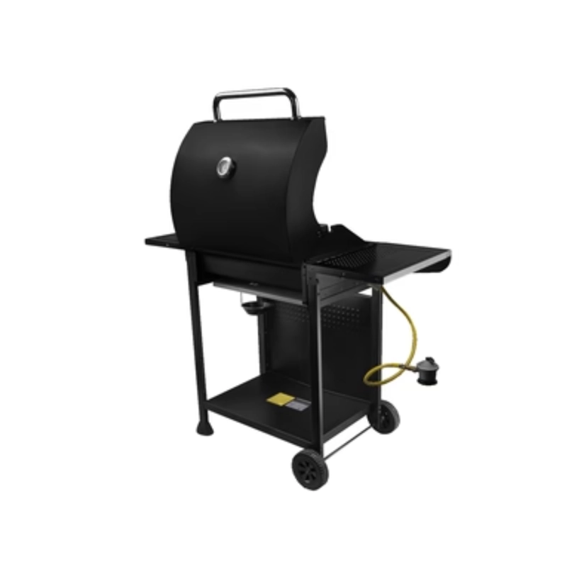 PARRILLA A GAS 3 QUEMADORES + LATERAL – CON TERMOMETRO Y RUEDAS  - GRILLTECH - 3
