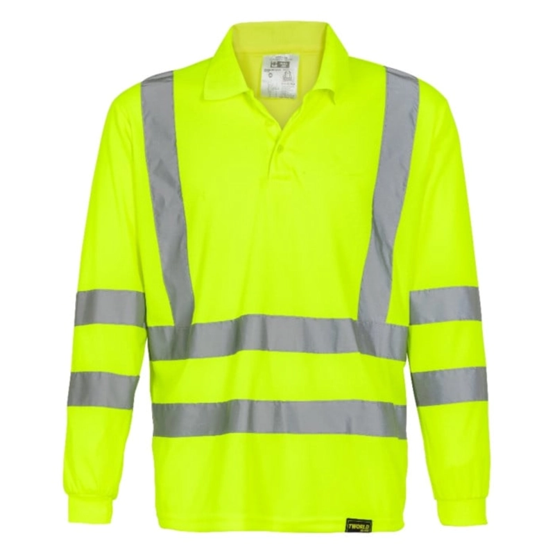 POLERA FLUOR CON REFLECTANTES DRYFIT HOMBRE - T-WORDL - 1