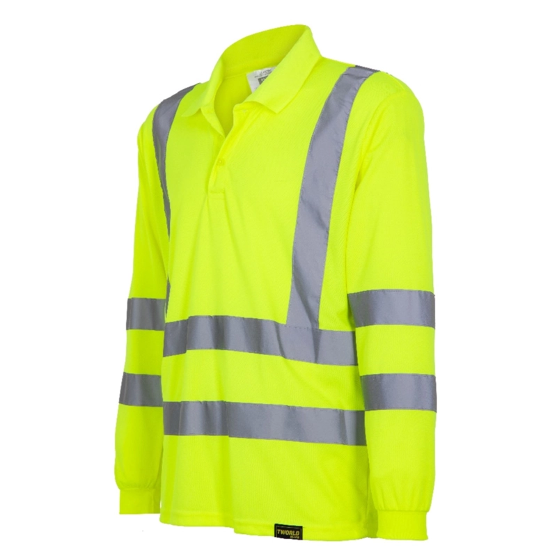 POLERA FLUOR CON REFLECTANTES DRYFIT HOMBRE - T-WORDL - 3
