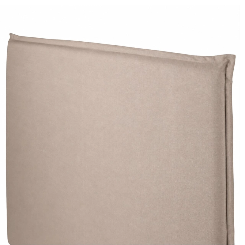 RESPALDO KABECEROS CAMA PESTAÑA BAHÍA KING LINO BEIGE + FUNDA LAVABLE - 3