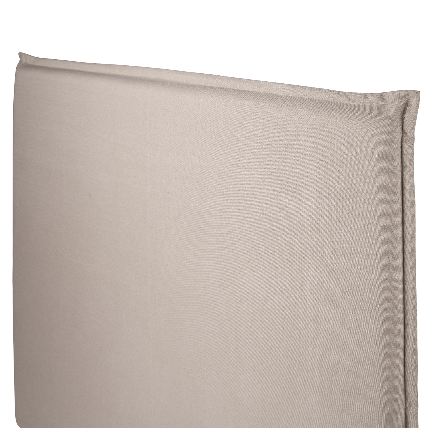 RESPALDO KABECEROS CAMA PESTAÑA BAHÍA 2 PLAZAS LINO BEIGE + FUNDA LAVABLE - 2