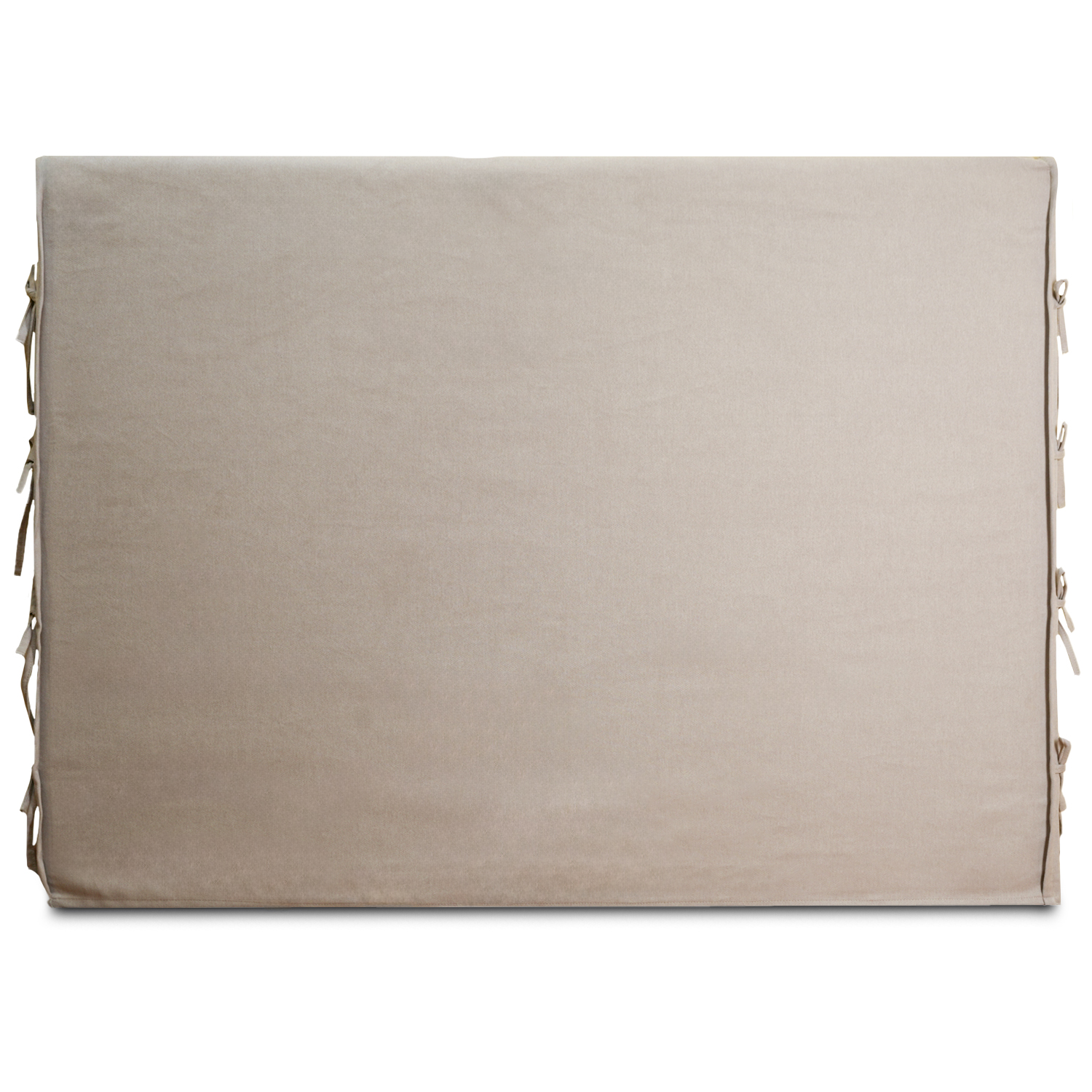 RESPALDO DE CAMA - 1.5 PLAZAS - CON FUNDA LAVABLE - MODELO TIRAS - CALAFATE ARENA - 3