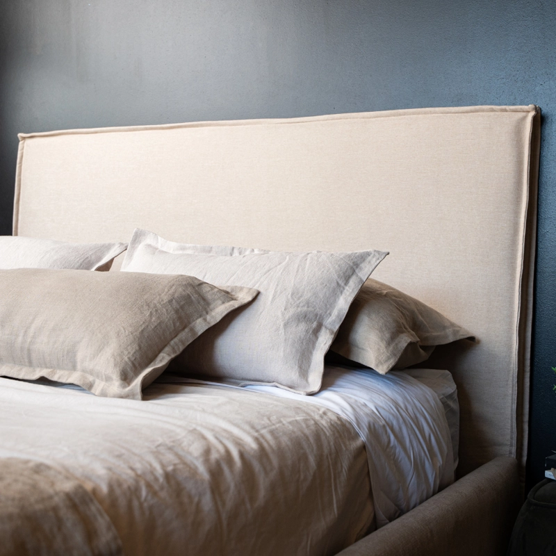 RESPALDO DE CAMA - 1  PLAZA - CON FUNDA LAVABLE - MODELO FUELLE - TUCUMAN ARENA - 4