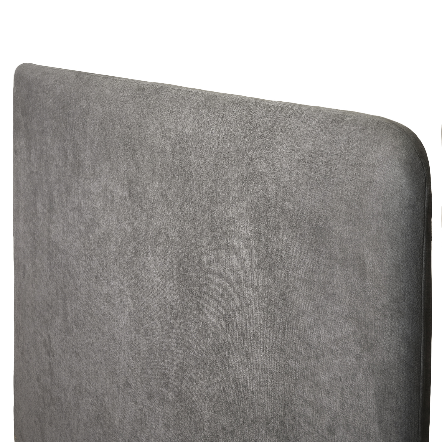 RESPALDO CURVO - 2 PLAZAS - VELVET COLOR GRIS - 2