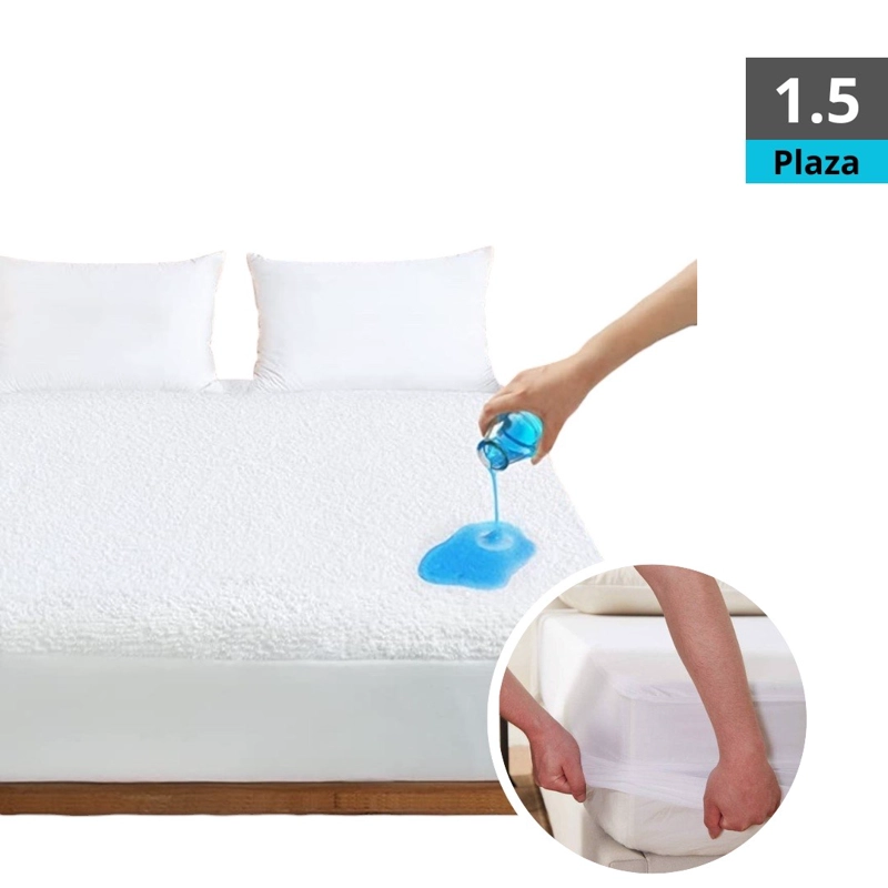 Protector Colchón 1.5 Plazas Impermeable Básico Royal Slero - 1