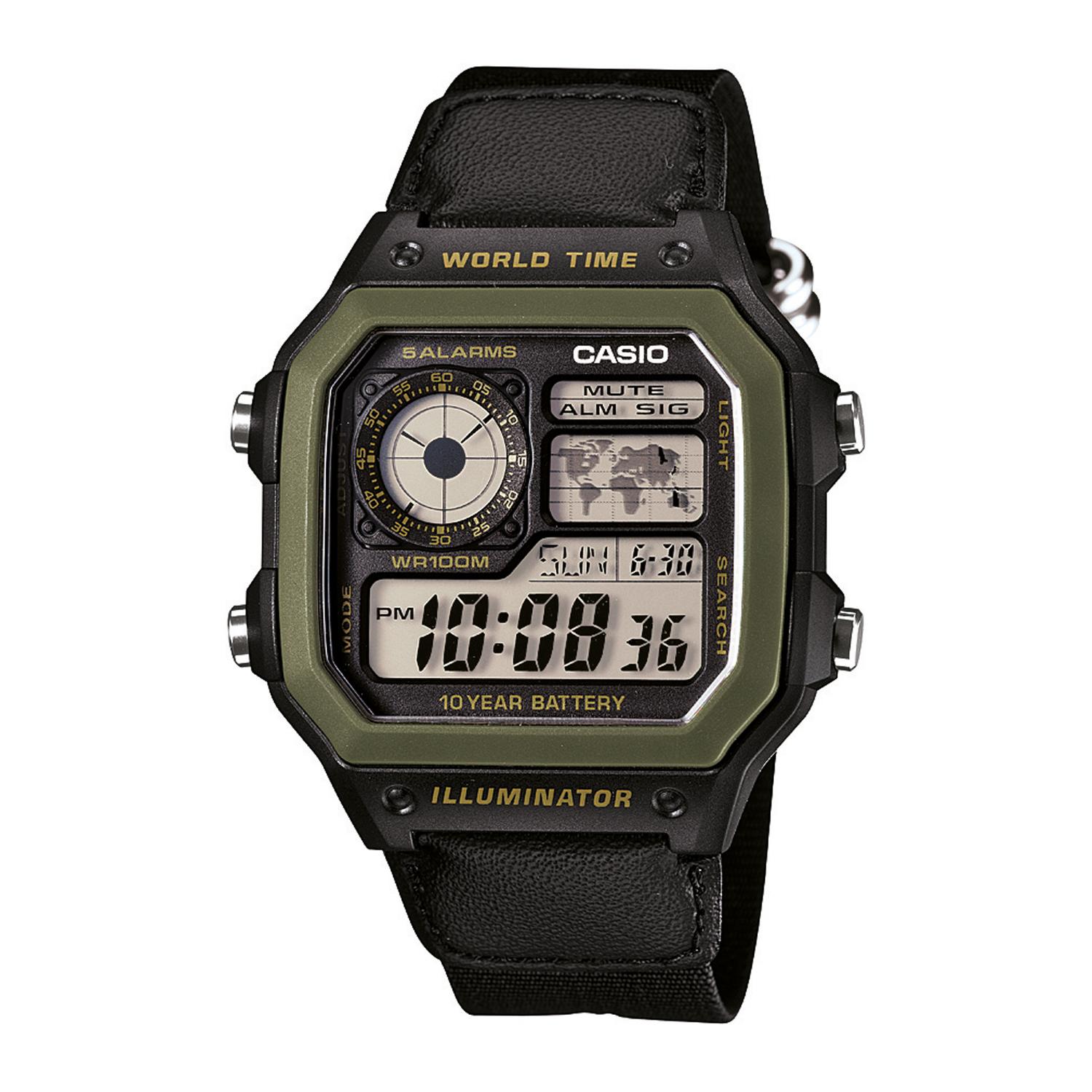 RELOJ CASIO HOMBRE AE-1200WHB-1BVDF - 1