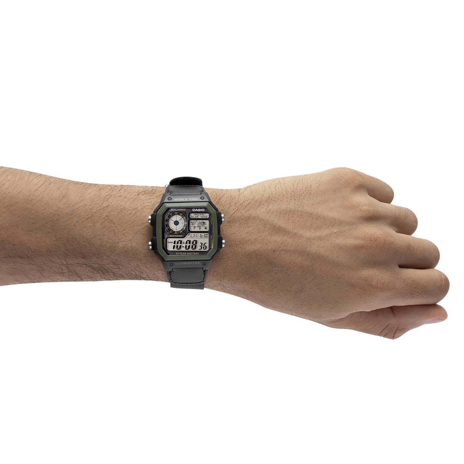 RELOJ CASIO HOMBRE AE-1200WHB-1BVDF - 4