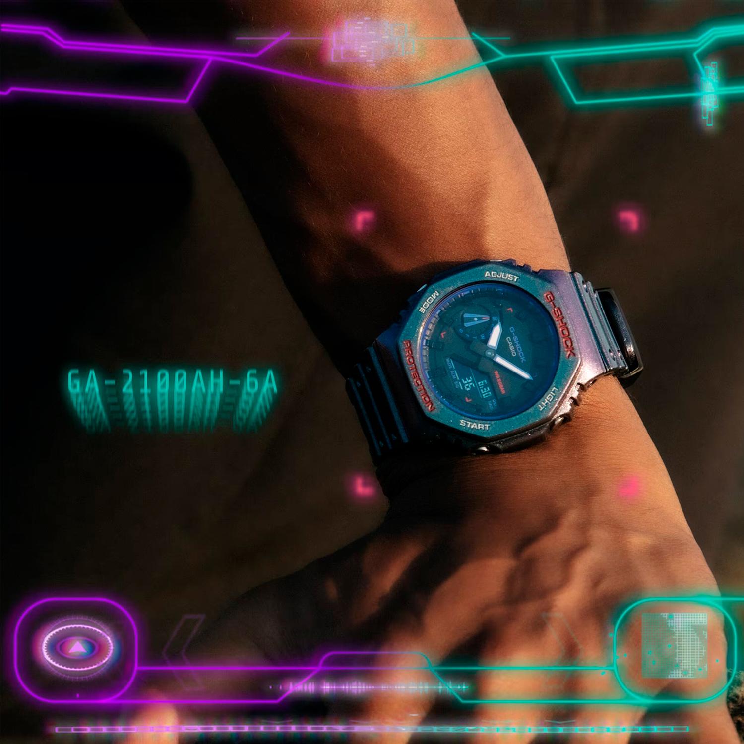 RELOJ G-SHOCK HOMBRE GA-2100AH-6ADR - 3