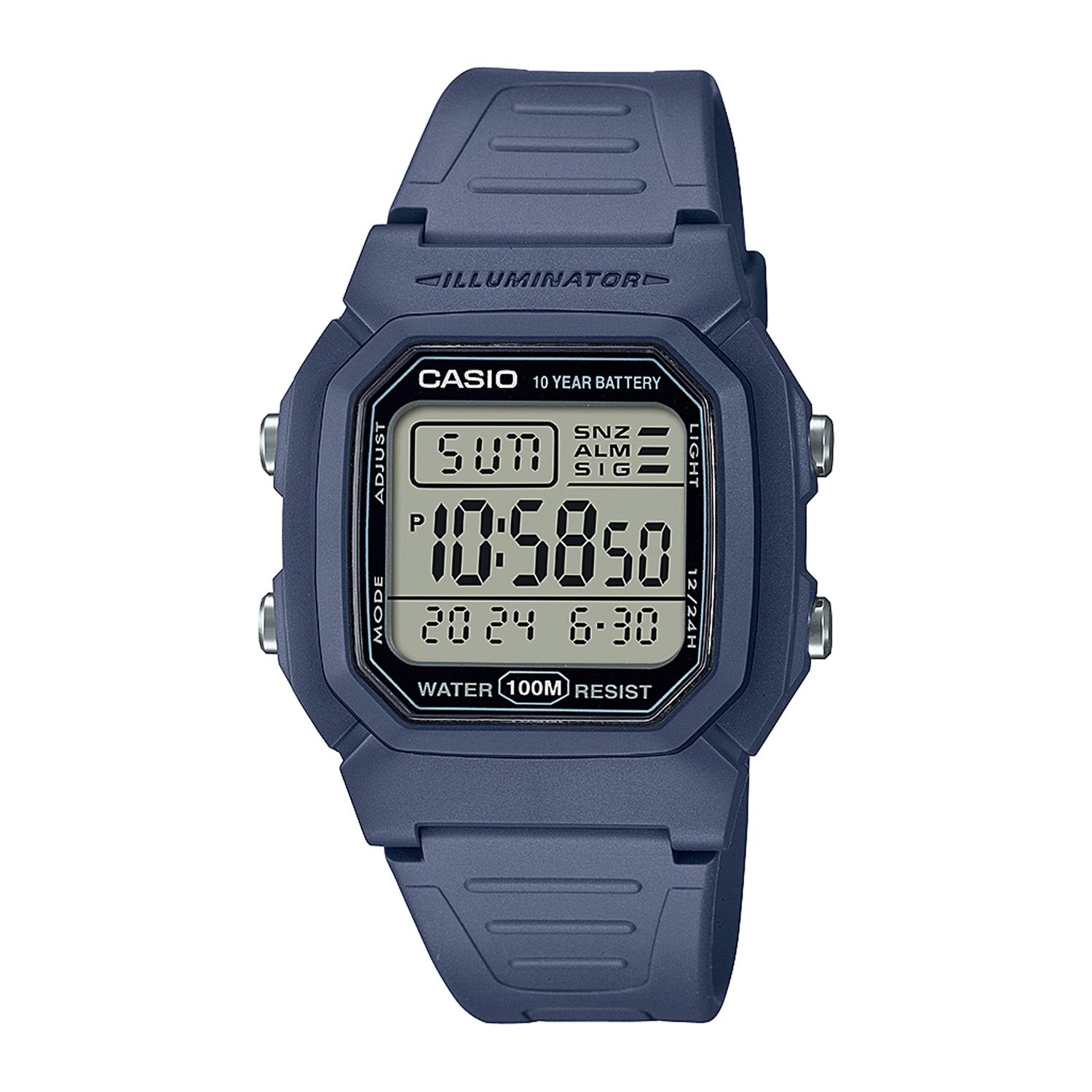 RELOJ CASIO HOMBRE W-800H-2AVDF - 1