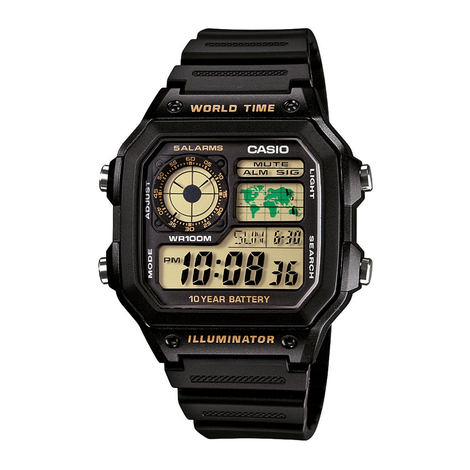 RELOJ CASIO HOMBRE AE-1200WH-1BVDF - 1