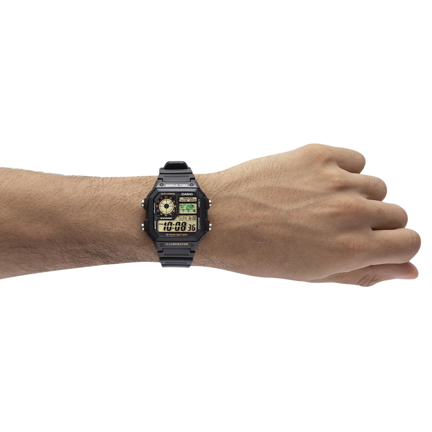 RELOJ CASIO HOMBRE AE-1200WH-1BVDF - 2
