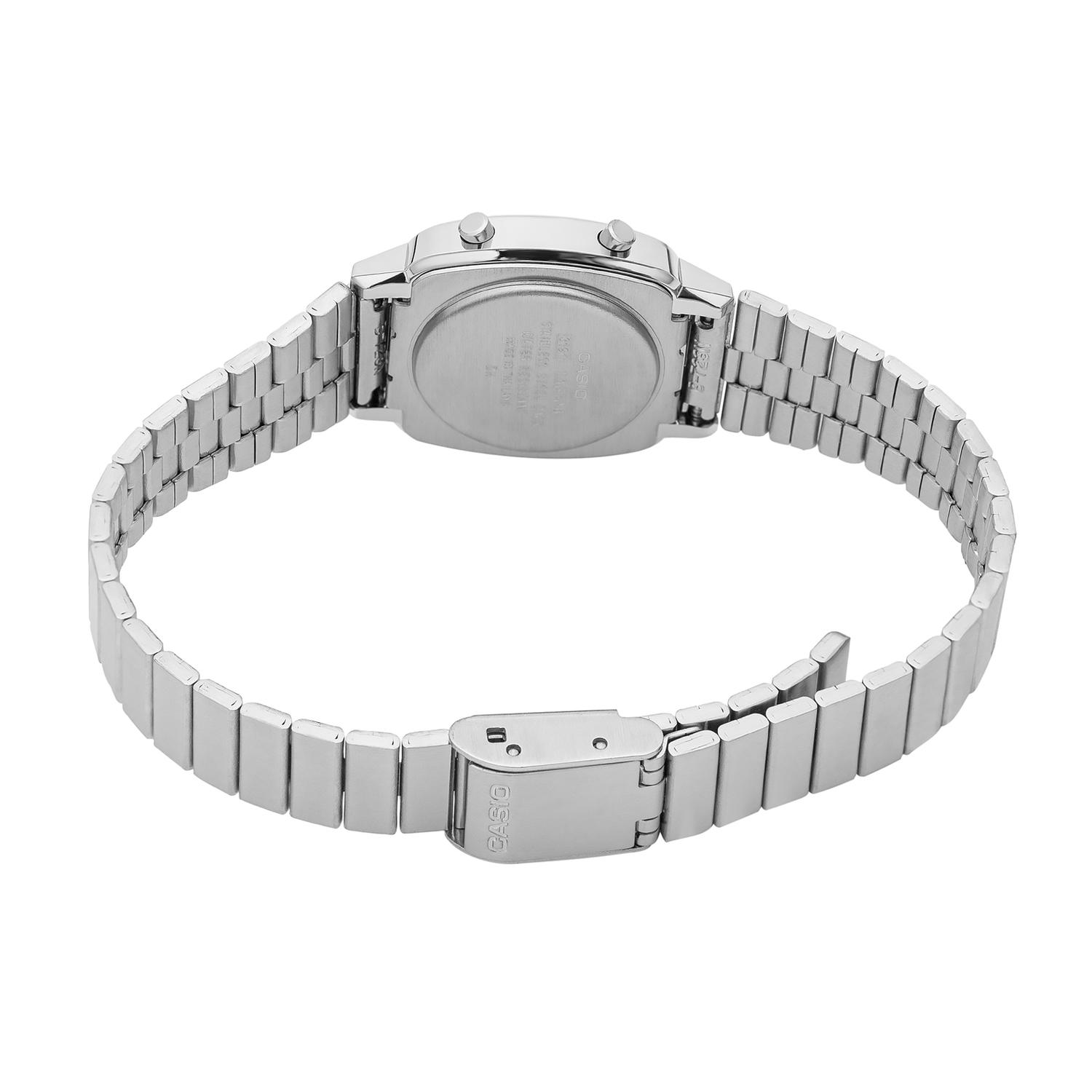 RELOJ CASIO MUJER LA670WA-7DF RESINA/CROMADO - 3