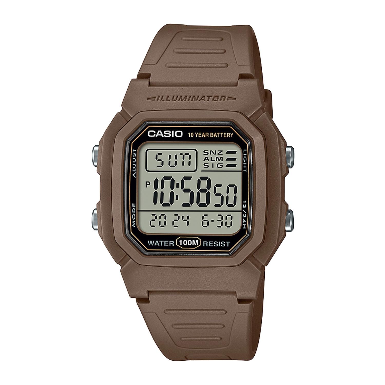 RELOJ CASIO HOMBRE W-800H-5AVDF - 1