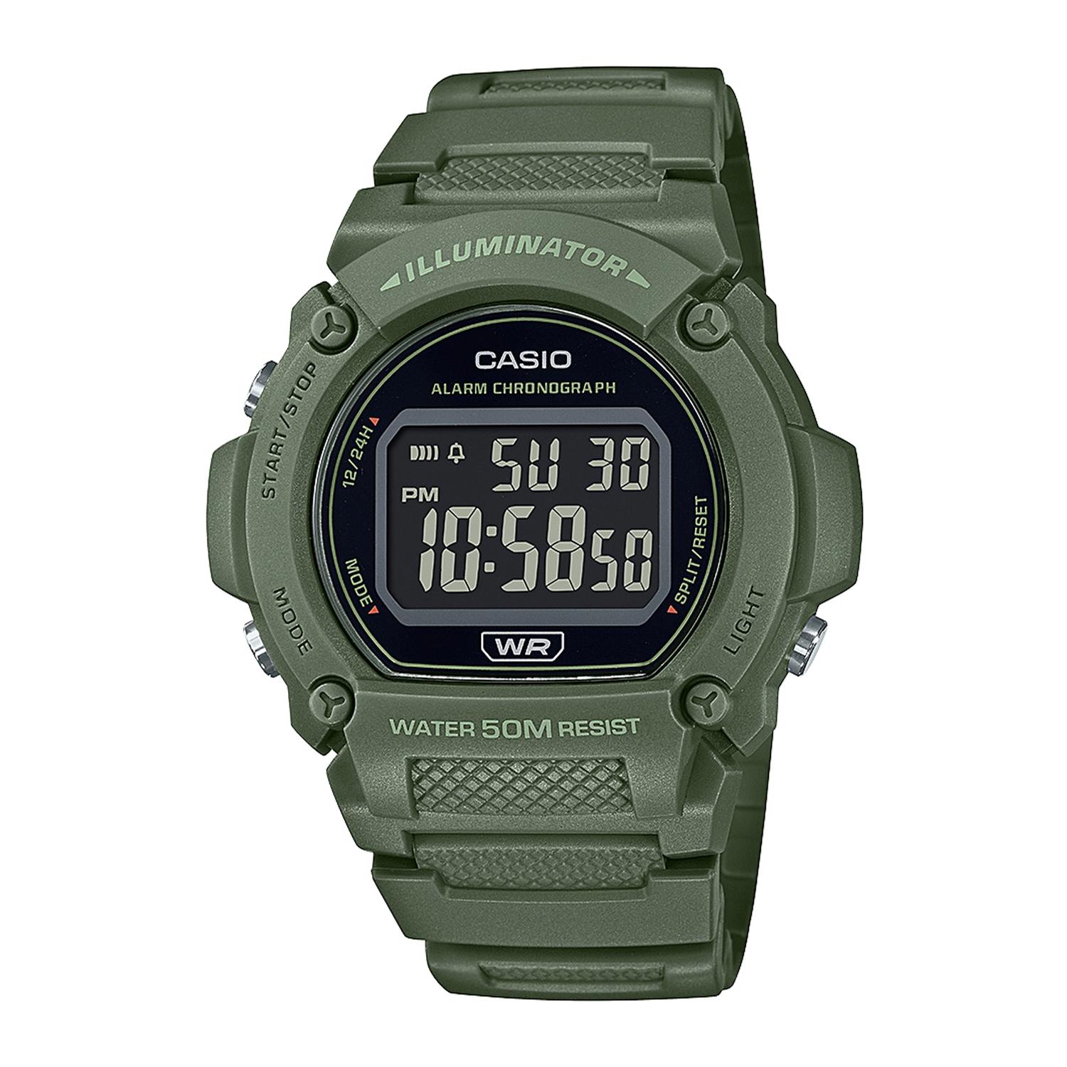 RELOJ CASIO HOMBRE W-219HC-3BVDF - 1