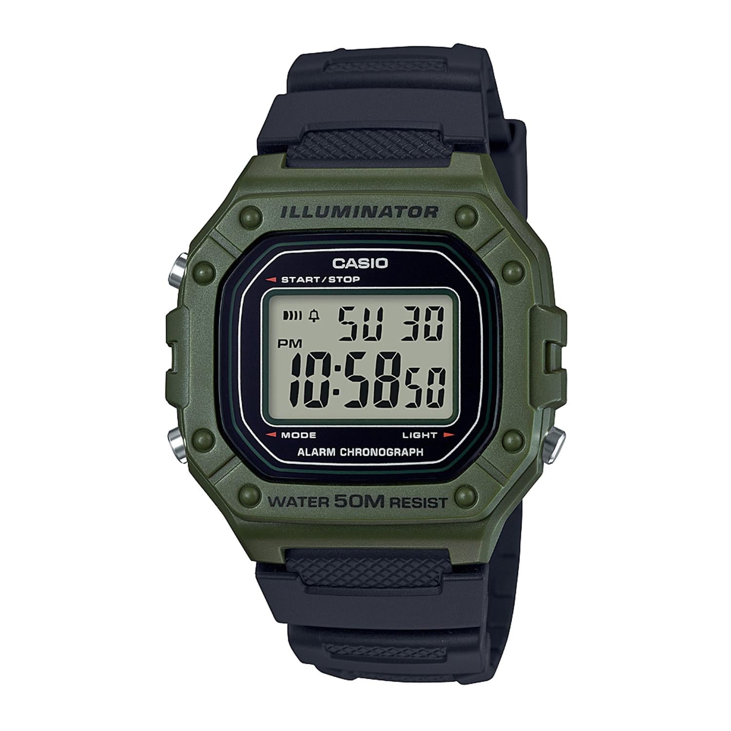 RELOJ CASIO HOMBRE W-218H-3AVDF - 1