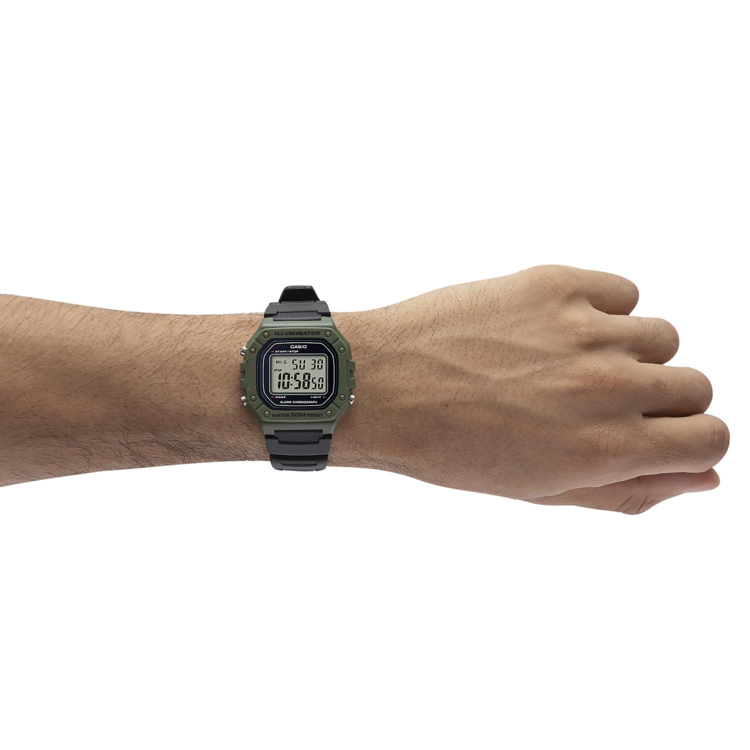 RELOJ CASIO HOMBRE W-218H-3AVDF - 4