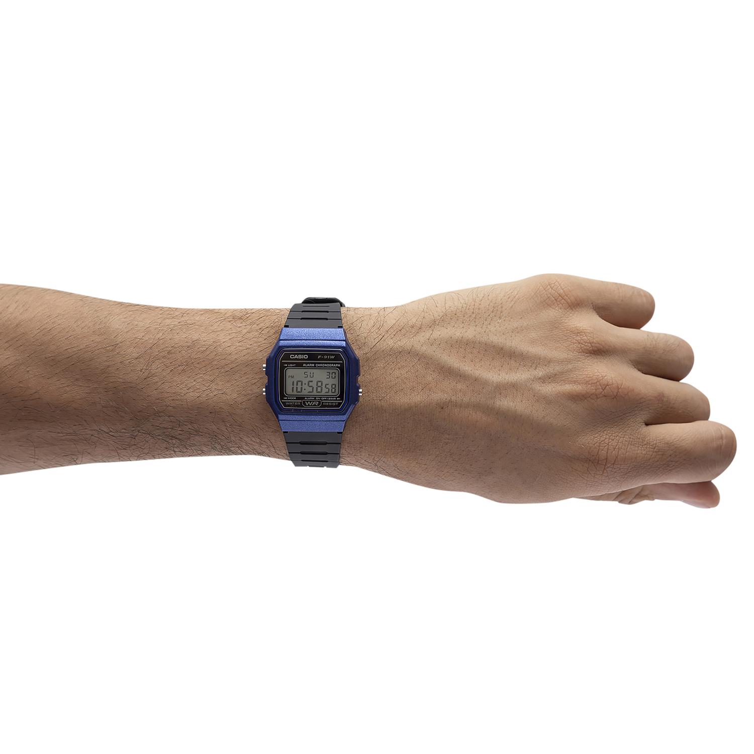 RELOJ CASIO HOMBRE F-91WM-2ADF - 4