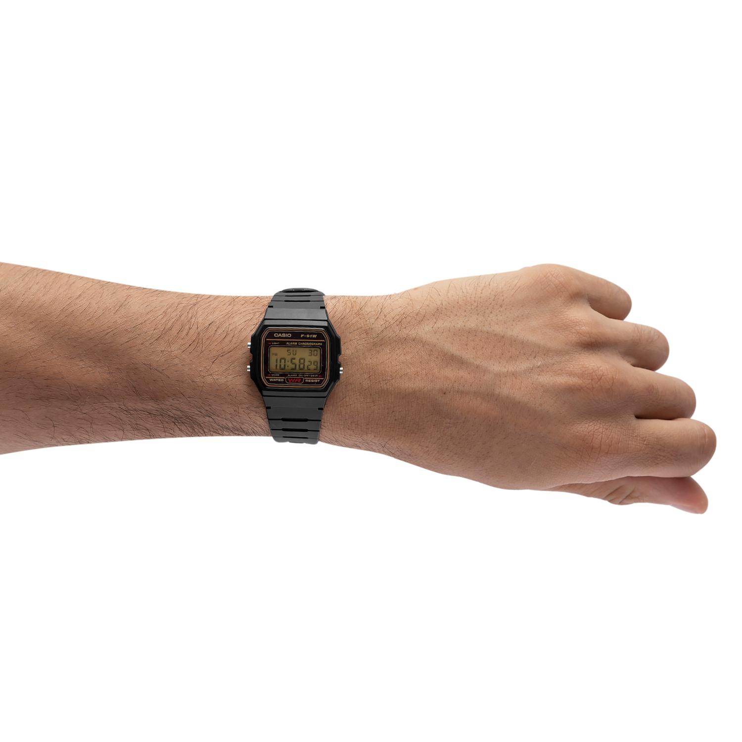 RELOJ CASIO HOMBRE F-91WG-9QDF - 4