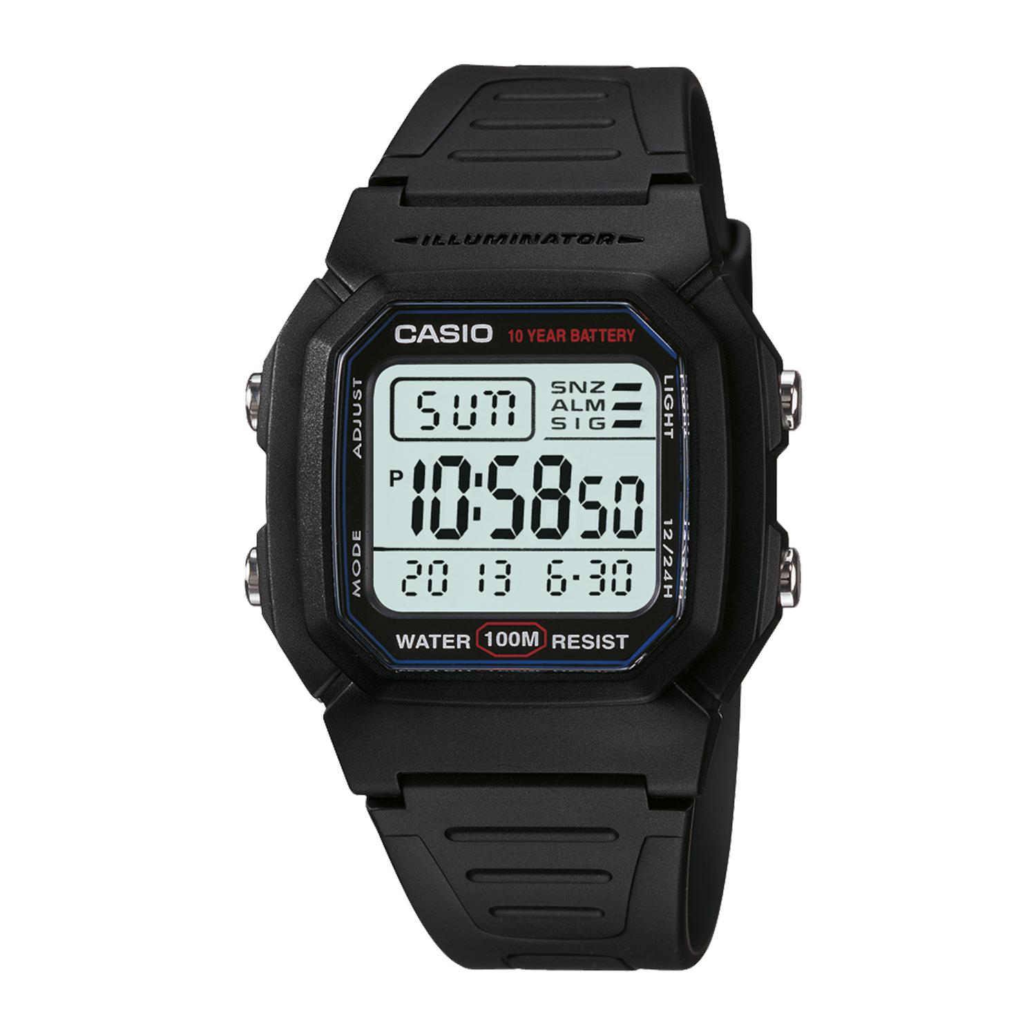 RELOJ CASIO HOMBRE W-800H-1AVDF - 1