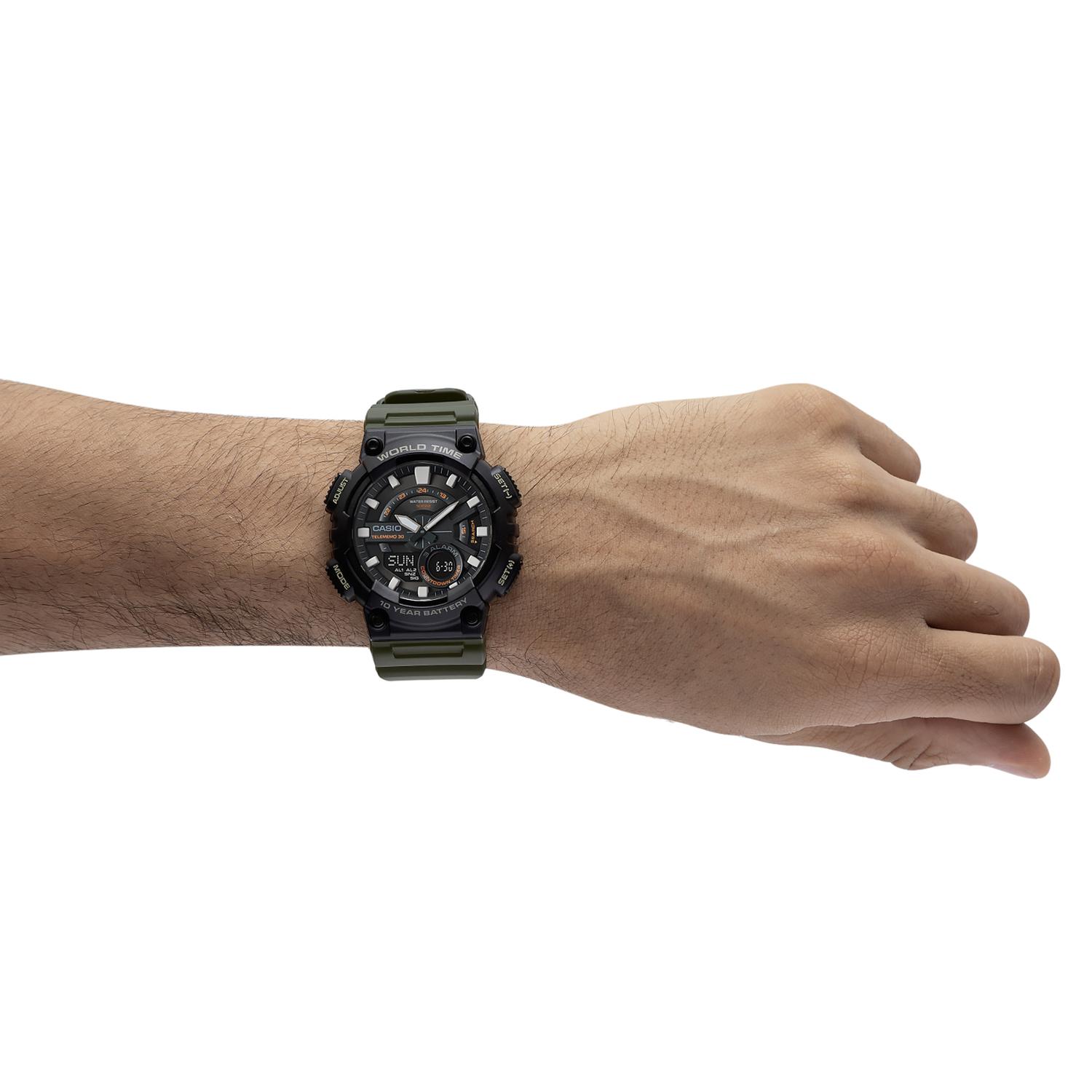 RELOJ CASIO HOMBRE AEQ-110W-3AVDF - 4