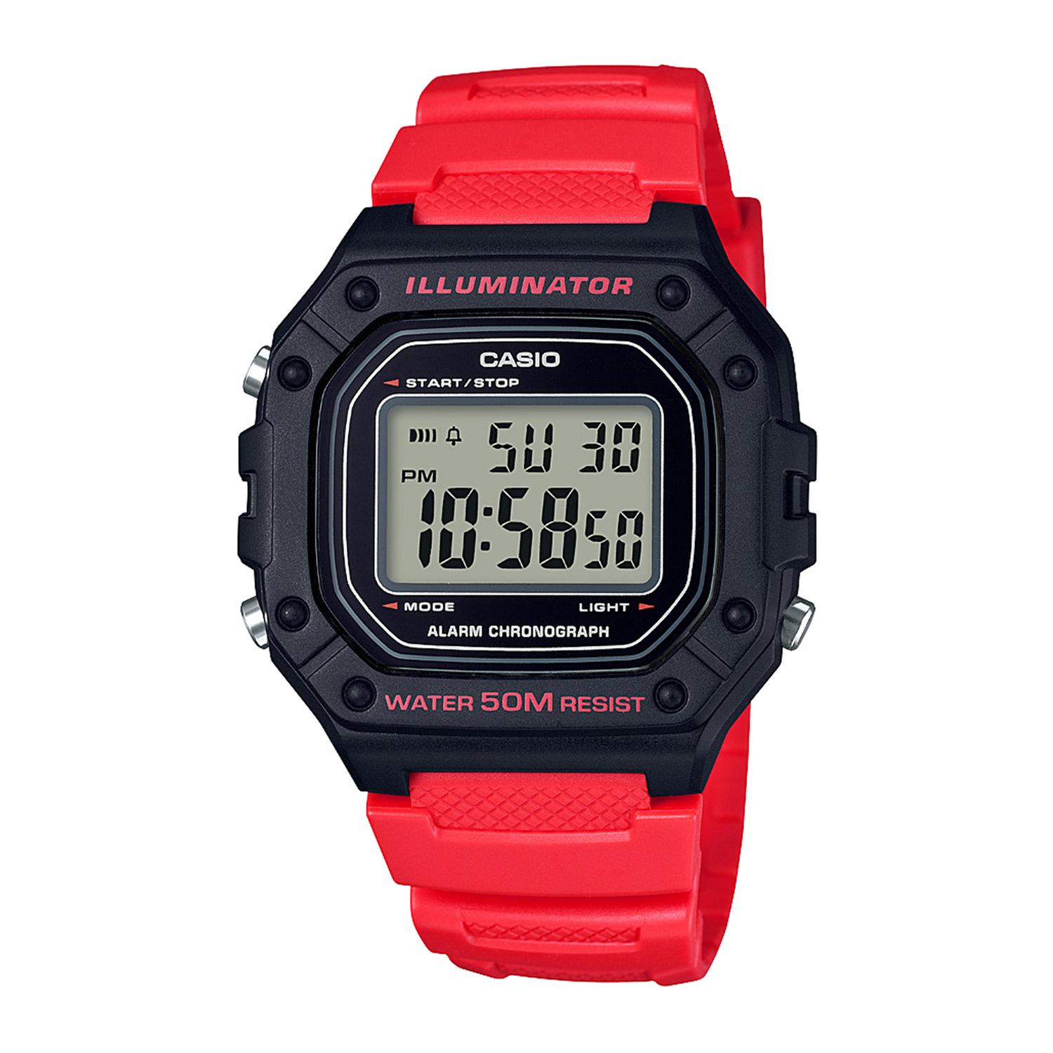 RELOJ CASIO HOMBRE W-218H-4BVDF - 1