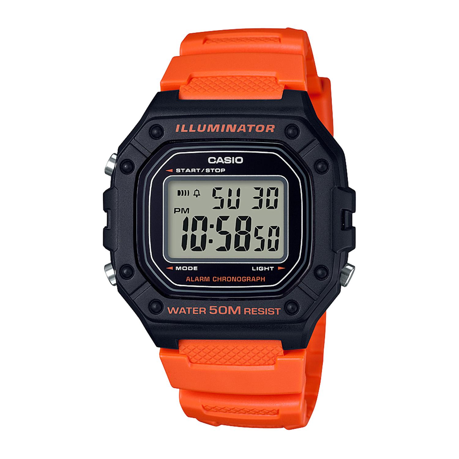 RELOJ CASIO HOMBRE W-218H-4B2VDF - 1