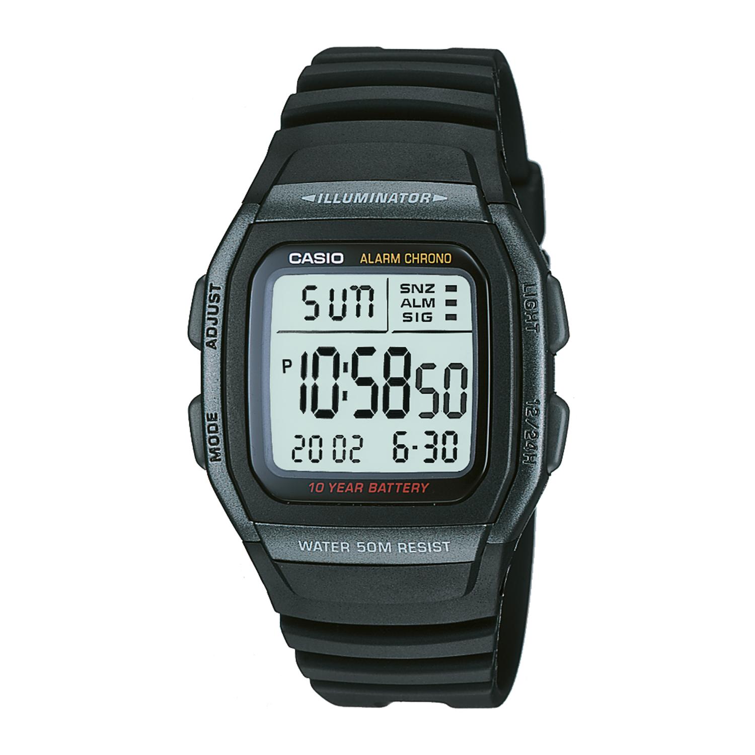 RELOJ CASIO HOMBRE W-96H-1BVDF - 1