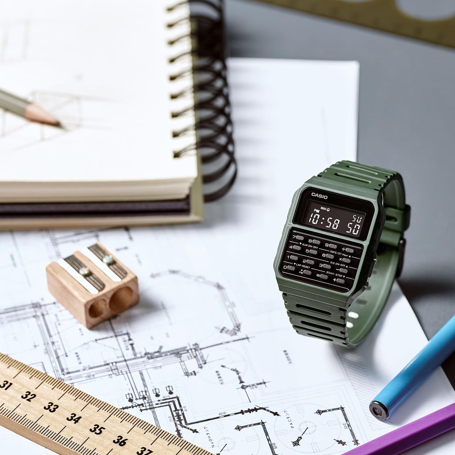 RELOJ CASIO HOMBRE CA-53WF-3BDF - 2