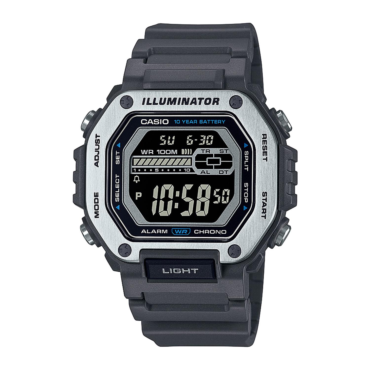 RELOJ CASIO HOMBRE MWD-110H-8BVDF RESINA/ACERO - 1