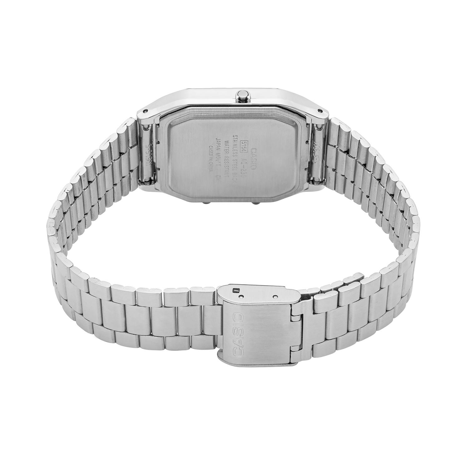 RELOJ CASIO HOMBRE AQ-230A-7DMQ RESINA/CROMADO JUVENIL - 3