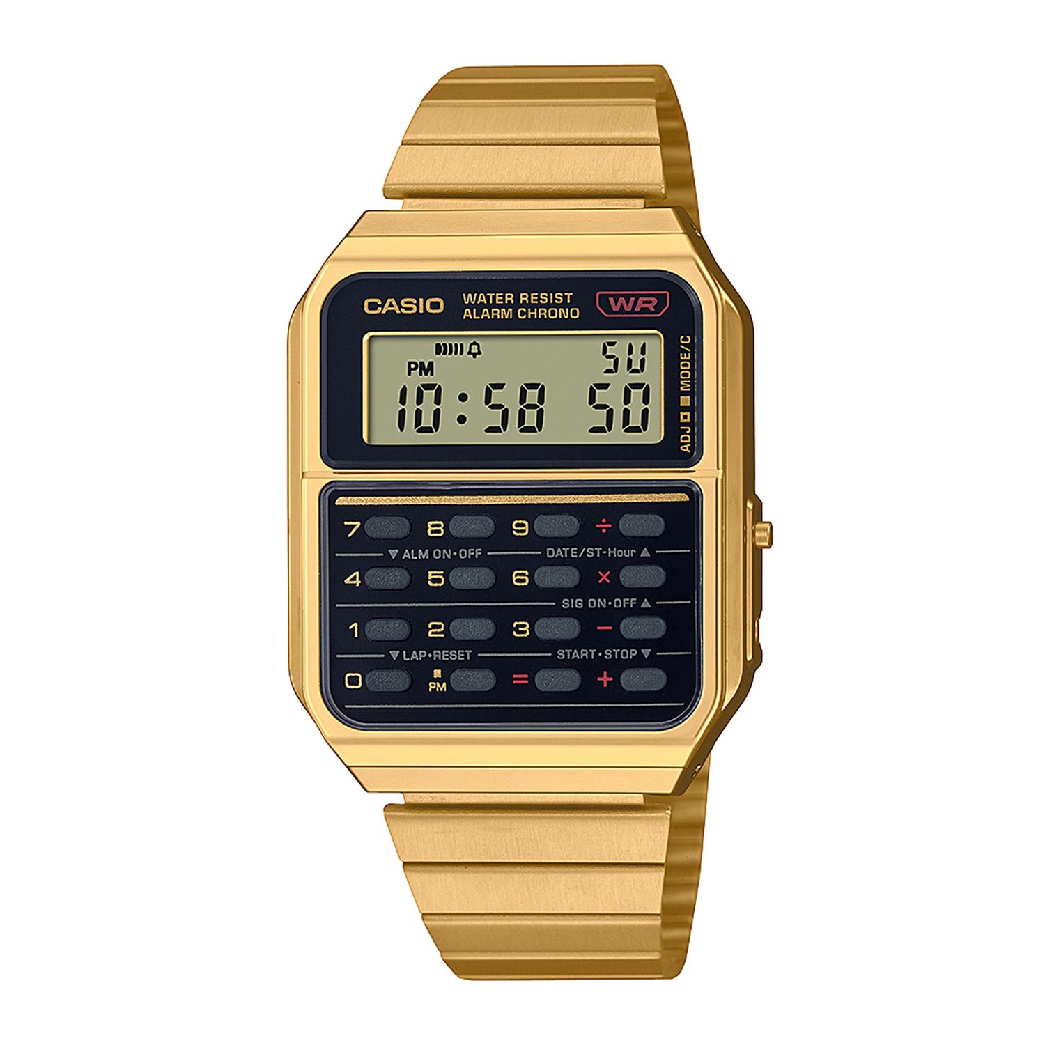 RELOJ CASIO HOMBRE CA-500WEG-1ADF RESINA/CROMADO JUVENIL - 1