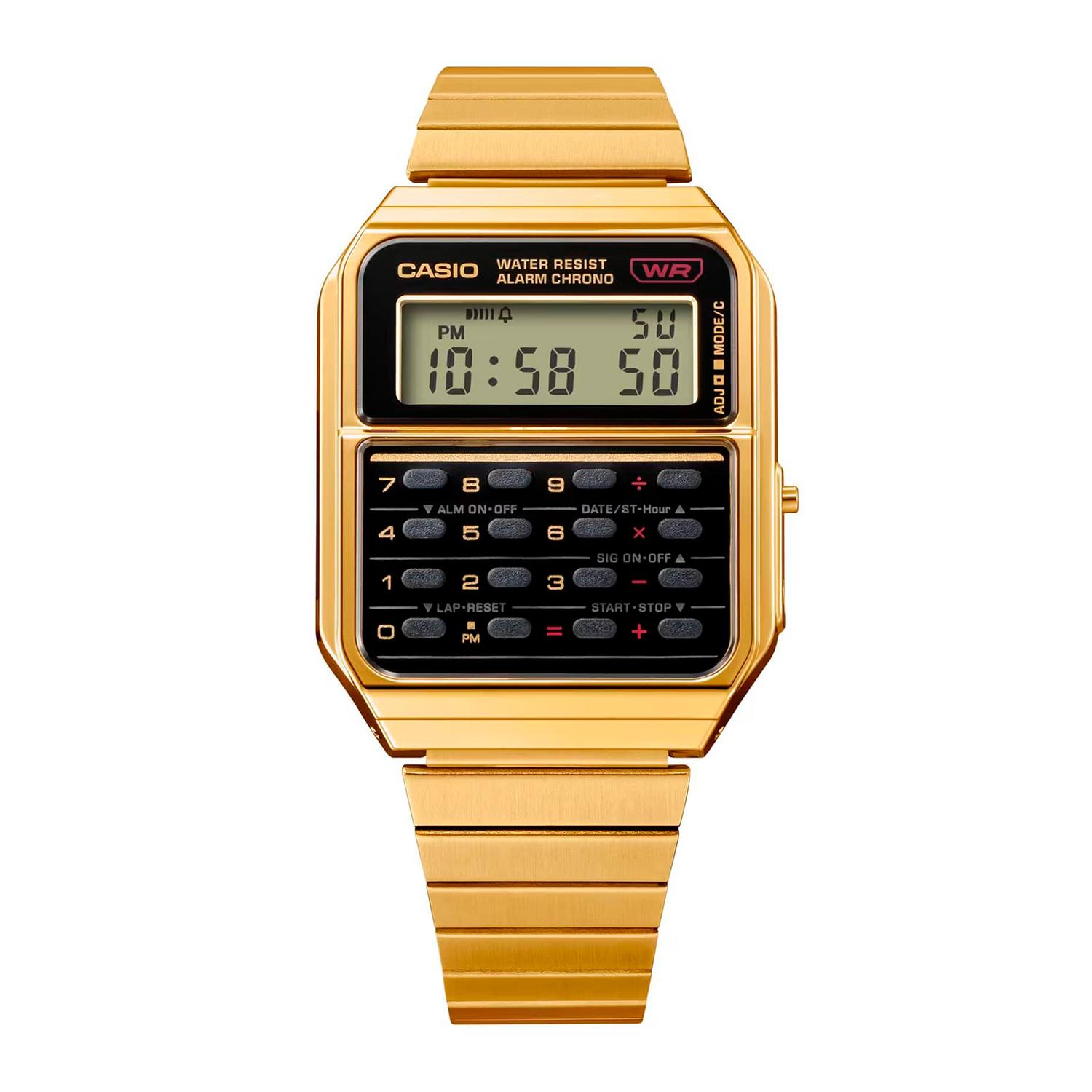RELOJ CASIO HOMBRE CA-500WEG-1ADF RESINA/CROMADO JUVENIL - 2