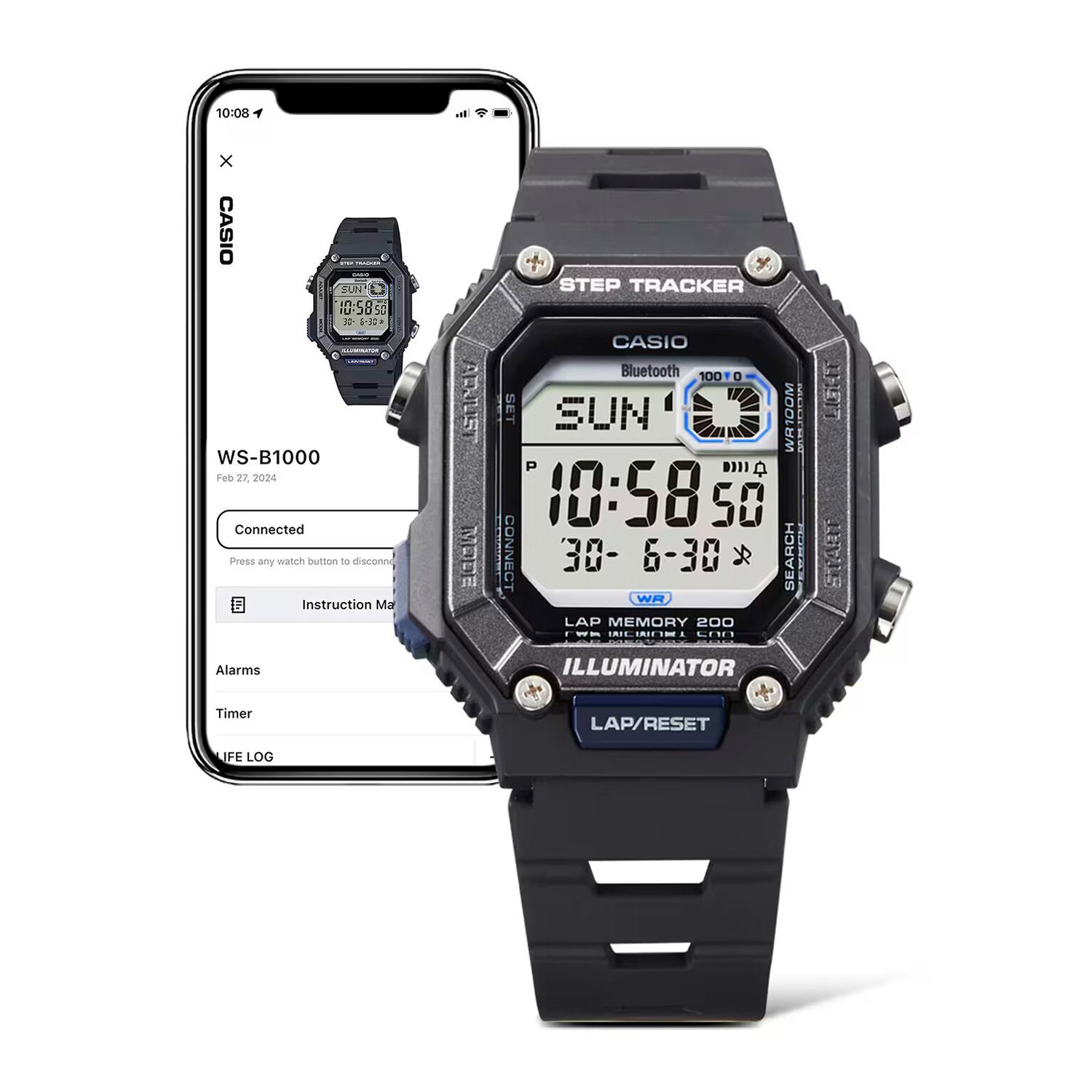 RELOJ HOMBRE CASIO WS-B1000-1AVDF - 5