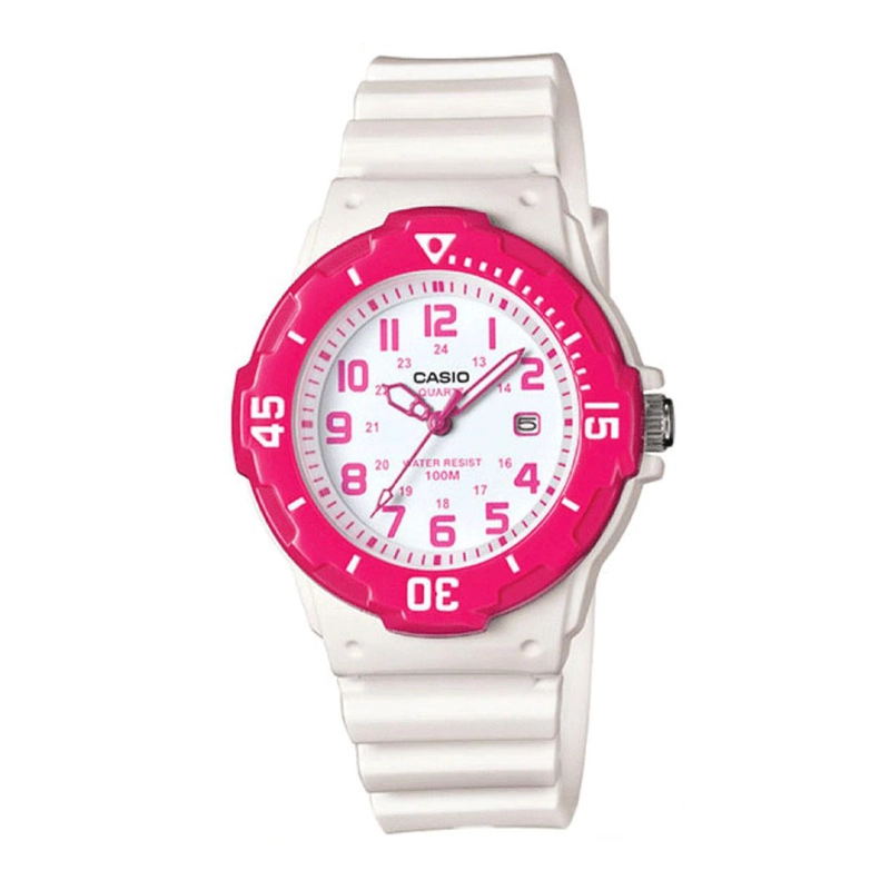 RELOJ DE PULSERA CASIO LRW-200H-4BVDF RESINA JUVENIL ROSADO - 1