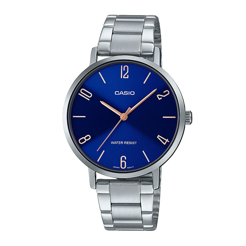 RELOJ DE PULSERA CASIO LTP-VT01D-2B2UDF ACERO MUJER PLATEADO - 1