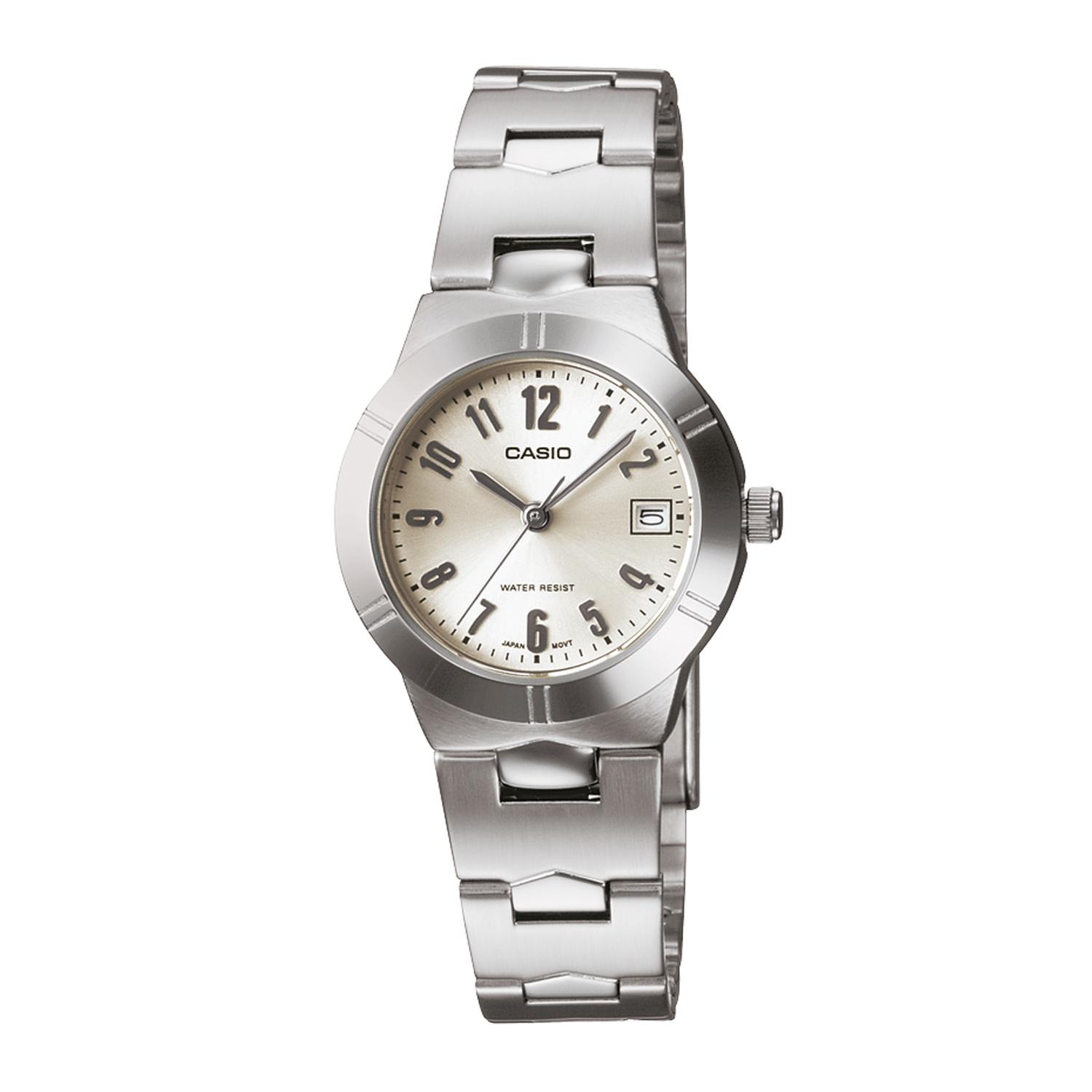 RELOJ DE PULSERA CASIO LTP-1241D-7A2DF ACERO MUJER PLATEADO - 1