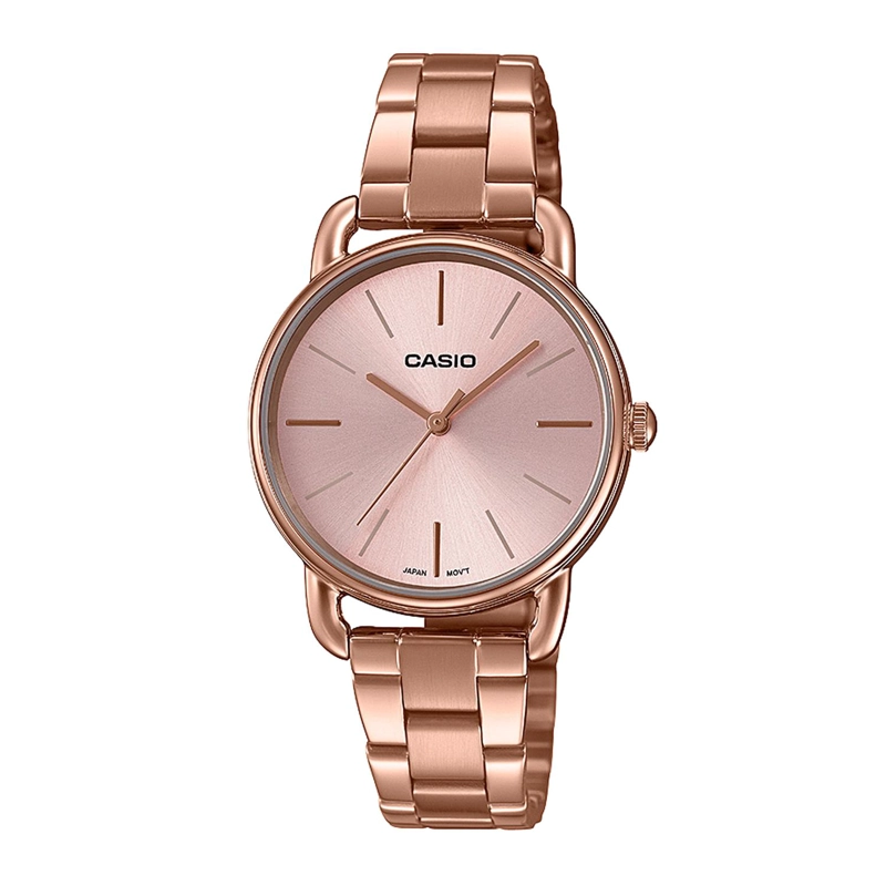 RELOJ DE PULSERA CASIO LTP-E412PG-4ADF ACERO MUJER ORO ROSA - 1