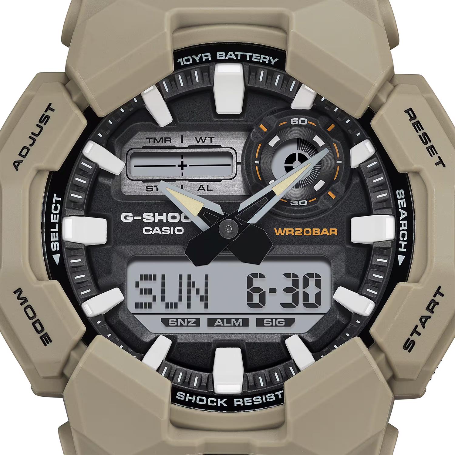 RELOJ DE PULSERA G-SHOCK GA-010-5ADR CARBONO/RESINA HOMBRE MARRON - 3