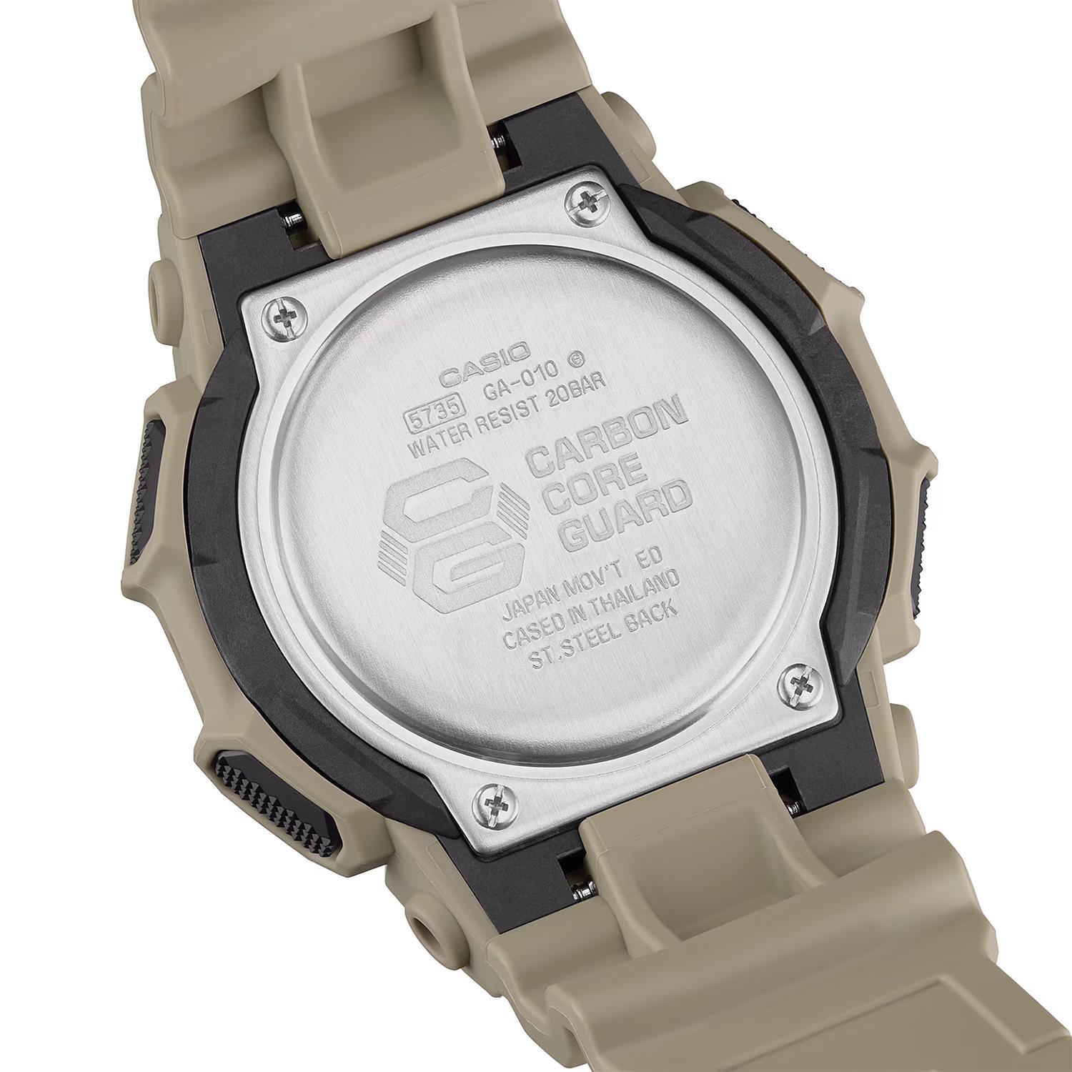 RELOJ DE PULSERA G-SHOCK GA-010-5ADR CARBONO/RESINA HOMBRE MARRON - 5